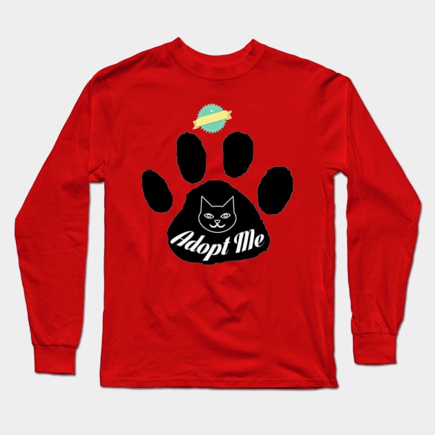 Cat Long Sleeve T-Shirt by Alpha-store